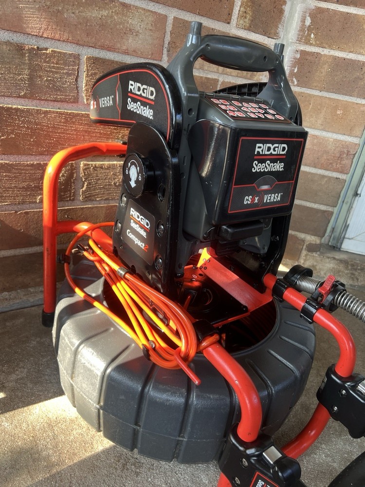 Ridgid Seesnake CS6X Versa Sewer Camera Monitor Compact 2 512/100FT/SHIPS FAST
