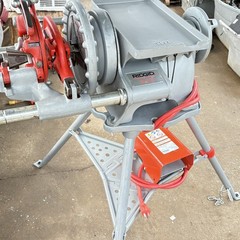 Ridgid 300 T2 Pwr Pipe Threader 1452 1206 Stand/foot pedal 341 811a Cutter