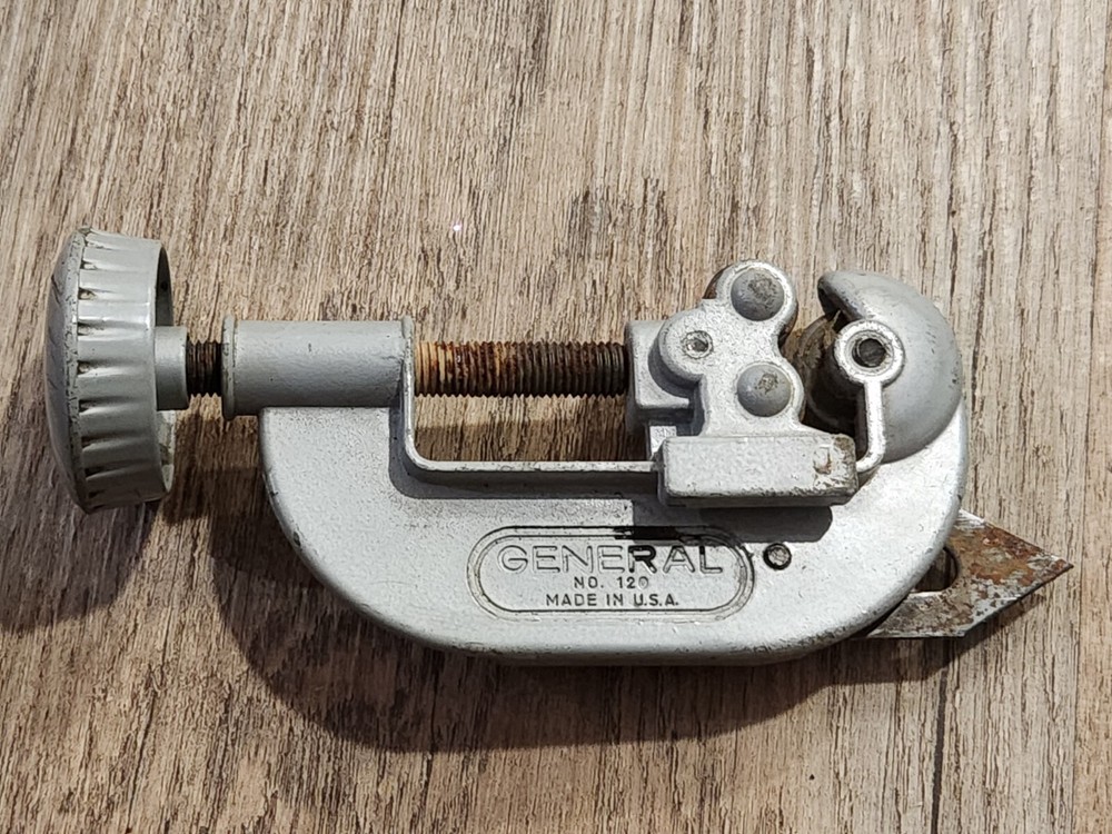 General Tools No. 120 Tubing & Conduit Pipe Cutter MADE IN USA.