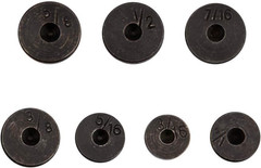 Double Flare Tool Adapters 7 Pcs 3/16, 1/4, 5/16, 3/8, 7/16, 1/2, 5/8