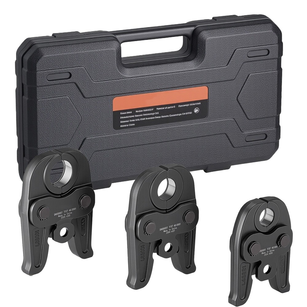 MegaPress Jaws 3PCS Pressing Jaws 1/2&Prime; 3/4&Prime; & 1&Prime; for Standard Press Tools