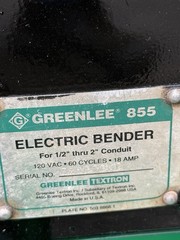 Greenlee 855 Electric Smart Bender 1/2&rdquo; to 2&rdquo; Rigid IMC EMT **WORKS GREAT**