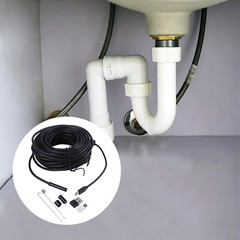 Plumber Pipe Inspection Camera Endoscope Waterproof Sewer Drain Cleaner HOOK