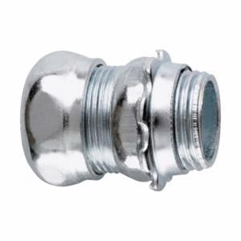 Eaton 650S Compression Connector 1/2&Prime; Steel UL cUL EMT Threadless