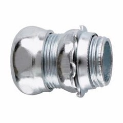 Eaton 650S Compression Connector 1/2&Prime; Steel UL cUL EMT Threadless
