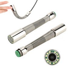 50M Pipe Inspection Sewer Camera HD Video DVR 16G Self-Leveling System 9&Prime; Monito