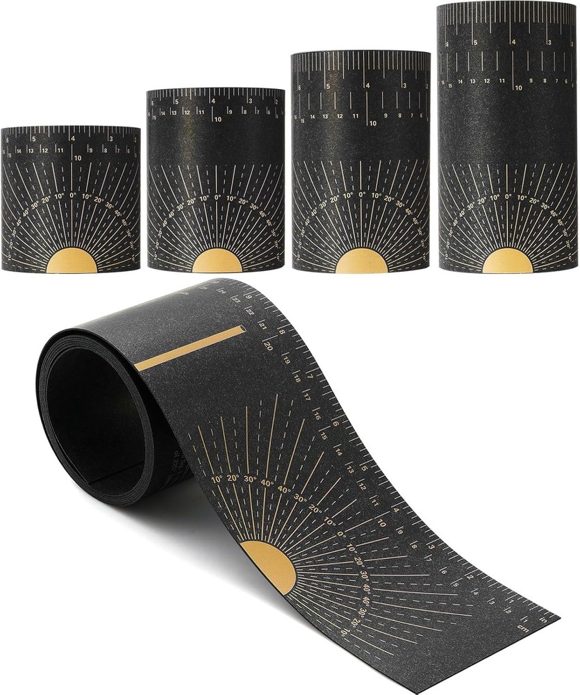 4 Piece Flexible Pipe Measuring Tool Wrap Around 1-48