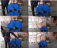 Electric Pipe Bender Roller with Round /Square Dies Tube Bending Machine 5/8&Prime;-3&Prime;