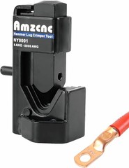 Hammer Lug Crimper Tool &ndash; 0000 AWG Battery and Welding Cables( 8 AWG TO 4/0 Wire