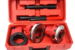 2pc BSPT PLUMBING HAND RATCHET PIPE THREADER 1-1/2&Prime; & 2&Prime; DIE HEAD ALLOY DIES