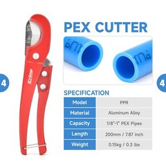 iCrimp IWS-1807CN PEX Crimping Tool Kit with PEX Crimpers PEX Tubing Cutter C&hellip;