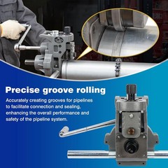 2in1 Pipe Roll Groover Grooving Machine For RIDGID 25638 Model 975 1-1/4&Prime; to 6&Prime;