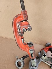 Rigid 311 Carriage With 360 Pipe Cutter, 341 Reamer & 312 Lever (Good Condition)