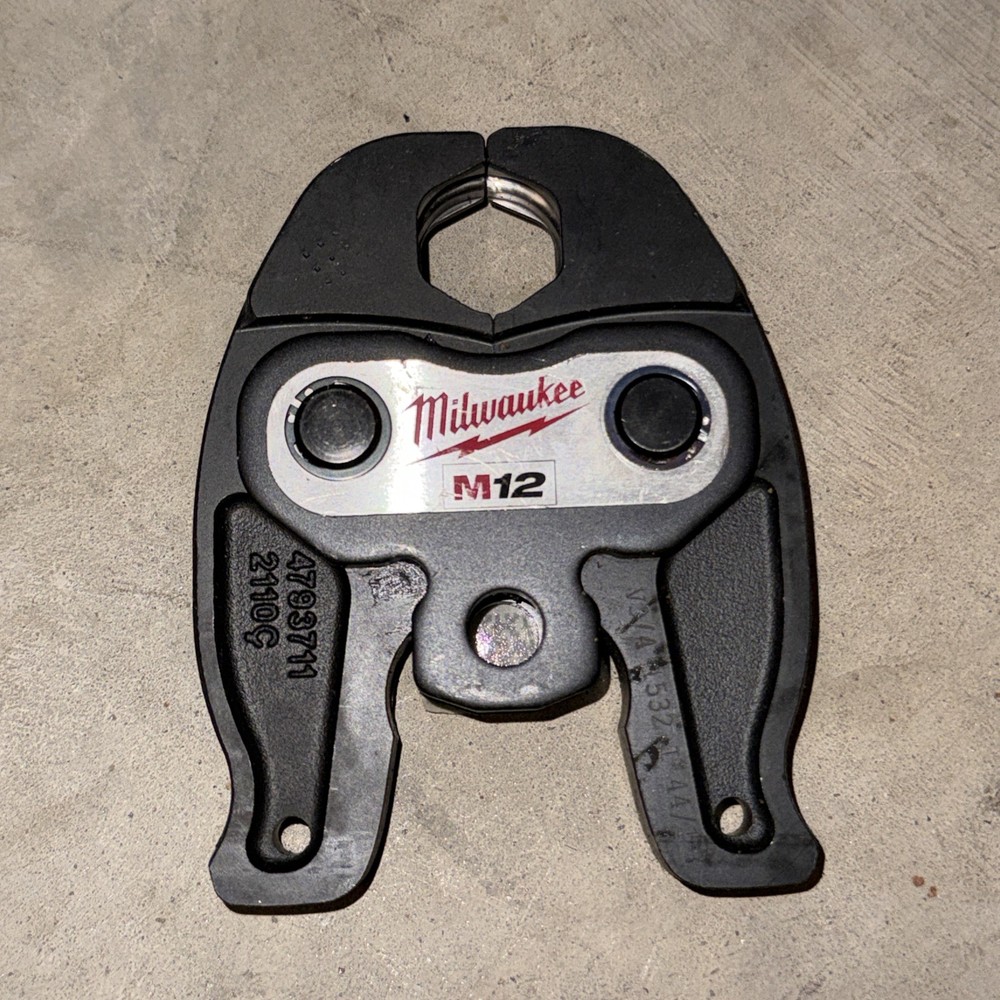 NEW Milwaukee M12 FORCE LOGIC 3/4 in CTS-V Copper Press Tool Jaw 49-16-2451