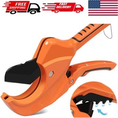 Professional Grade PVC Pipe Cutter with Ratchet Design &ndash; 2-1/2&Prime; Cutting Capacity