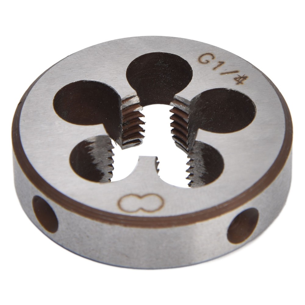 Alloy Steel 5 Chip Holes Thread Die Tool For Pipe Threading