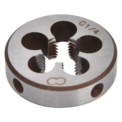 Alloy Steel 5 Chip Holes Thread Die Tool For Pipe Threading