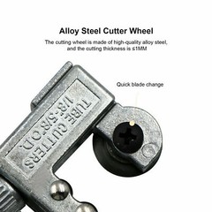 Mini Pipe Tubing Cutter 1/8&Prime; to 5/8&Prime; OD Copper Brass Aluminum Cutting HVAC Plumb