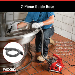 RIDGID 55808 Powerclear 120-Volt Drain Cleaning Machine Kit for Tubs, Showers, a