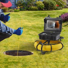 9 Inch 70m/230ft Sewer Camera Drain Pipe Inspection Camera LCD Monitor HD