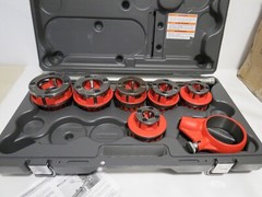 RIDGID 36475 RATCHET THREADER SET 1/2&Prime; TO 2&Prime; ONE DIE USED