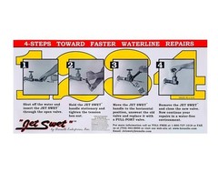 Jet Swet 6100 Kit &ndash; Sizes 1/2&Prime; through 2&Prime; Jet Swets (6 Tools) with PVC Heavy &hellip;