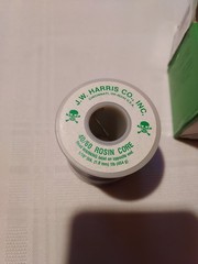 40/60 Rosin Core By Harris, New In Box, 1/16&Prime;&times;1lb.spool, USA