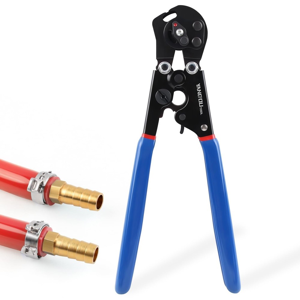 2 IN 1 Ratchet PEX Crimping Tool Cinch and Remove Dual Function Ergonomic&hellip;