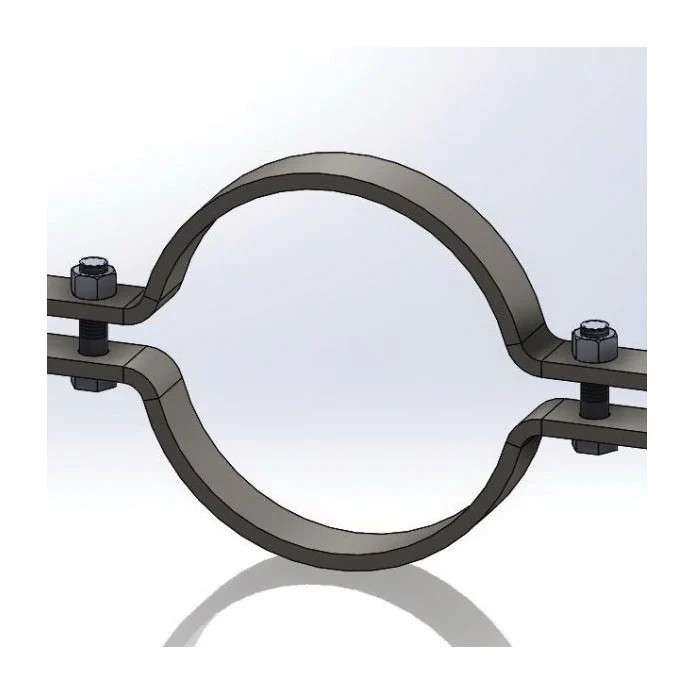 EMPIRE 41AB0050 Hanger Flange Plate 1/2&Prime; Malleable Iron Bolt Thread