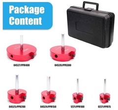 04529 for PPRK6 Plastic Pipe Fitting Reamer 6 Piece Kit for 1/2&Prime; Drills