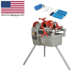 Electric Pipe Threader Machine 3 Legs 1/2&Prime;-2&Prime; Threading Cutter 750W
