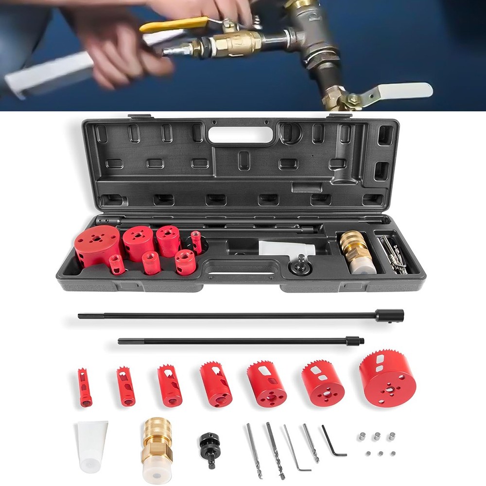 Reed Tool 08350 DM3MECH Mechanical Hot Tapping Machine Complete Kit for NPT