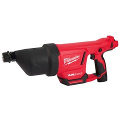 Milwaukee 2572B-21 M12 12V Airsnake Drain Cleaning Air Gun Kit w/ Attachments