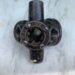 Vintage Toledo Ridgid No. 31 3-way Pipe Threader 1&Prime;, 3/4&Prime;, & 1/2&Prime; Die Head Only
