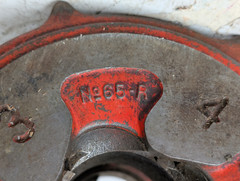 Ridgid No. 65-R Manual Receding Pipe Threader, 1&Prime; to 2&Prime; Pipe Capacity
