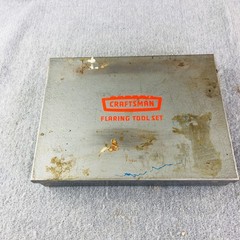 Vintage Craftsman C-Type Tubing Flaring Tool Set w/ Benders & Case