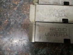 RIDGID 1&Prime;-2&Prime; NPT Cat No. 47770 Hs Right Hand Dies USED FREE SHIPPING