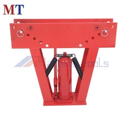 16T Hydraulic Pipe Bender Manual Copper Exhaust Tube Bender Tool with 8 Dies