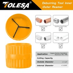 Pipe Cutter Tool 3/16-2 Inch(5-50mm) Heavy Duty Metal Pipe Cutter With Deburring