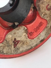 Ridgid No 65-R 1-2&Prime; C-104 C-418 Pipe Threader with Handle C148-1