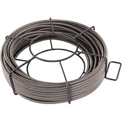 VEVOR Drain Cable Sewer Cable 50Ft 1/2In Drain Cleaning Cable Auger Snake Pipe