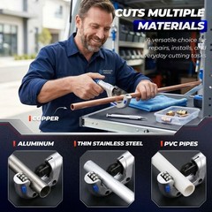 Heavy Duty Copper Pipe Cutter Set &ndash; 1/4&Prime; to 2 3/4&Prime; & Mini Tube Cutter for Plumbi