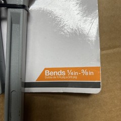 HDX Lever Style Tube Bender Bends &frac14;&rdquo; &ndash; 3/8&rdquo; #1000 012 503