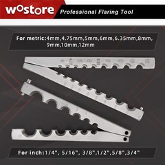 Eccentric Flaring Tool Kit Single Flare for 1/4&Prime; &ndash; 3/4&Prime; Aluminum Copper Pipe