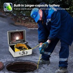ESANHAO Sewer Camera 9&rdquo; Screen Endoscope Video Pipe Inspection Camera 25m