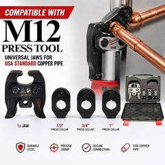 Rotatable Jaw For Milwaukee 2473 M12 Press Ring 1/2&Prime; 3/4&Prime; 1&Prime;