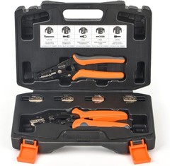 iCrimp Quick Change Ratcheting Crimper Tool Kit, Automotive Service Kit, for Cri