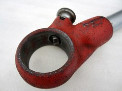 Ridgid Tools No. 00-R Manual Ratchet & Handle for Die Heads Made in USA