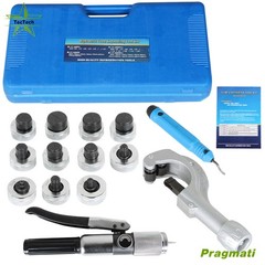 HVAC Hydraulic Swaging Tool Kit Fit For Copper Tubing Expanding 3/8in to 1-5/8in