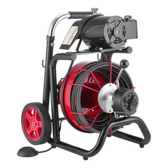 VEVOR Drain Cleaner Machine Electric Drain Auger 100FT x 3/8 Inch Auto Feed